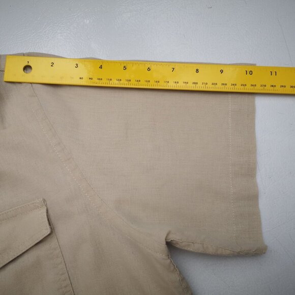 2 / $30.00 - Joe Fresh Men's Size Large Beige Straight Fit Casual Shirt - Picture 9 of 10